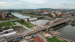 Prace na linii kolejowej E30 na odcinku Kraków Główny Towarowy – Rudzice