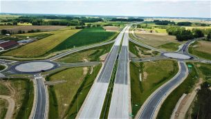 firma Polaqua oddała do dyspozycji kierowców nowo wybudowany odcinek drogi ekspresowej S61