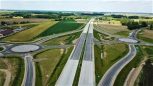 firma Polaqua oddała do dyspozycji kierowców nowo wybudowany odcinek drogi ekspresowej S61