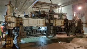 Beton w małopolskim tunelu