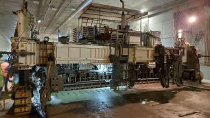 Beton w małopolskim tunelu