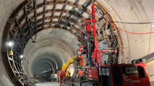 Wykonanie wyjść ewakuacyjnych na przykładzie tunelu w Świnoujściu 2