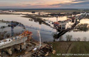 S61 Łomża Zachód - Kolno, budowa mostu na Narwi