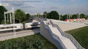 Wizualizacja nowej kładki