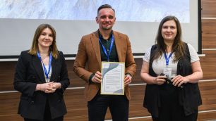 Wręczenie Eksperta Drogowo-Kruszywowego - Przemysław Buczyński, Politechnika Świętokrzyska