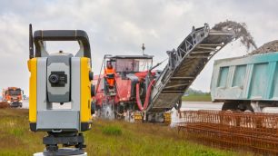 Trimble Roadworks na frezarce