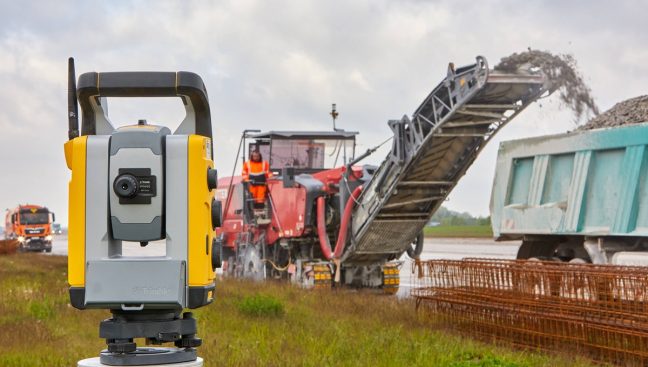 Trimble Roadworks na frezarce